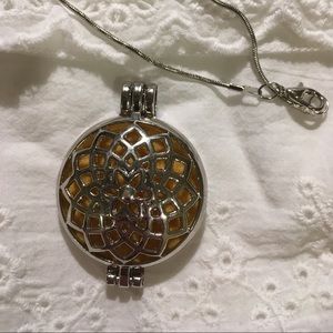 Aroma locket pendant necklace